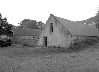 View of  byre and hay barn from E
Digital image of D 3078.