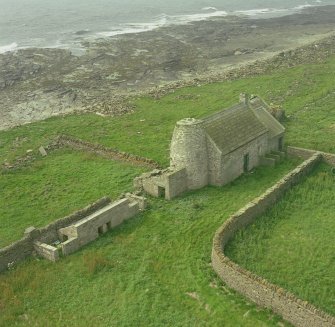 View of steading from top of lighthouse to NW of steading.
Digital image of C 78294 CN
