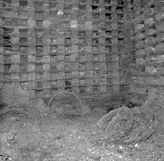 Scar Steading: Detail of nest boxes in wall of dovecot.
Digital image of D 3380