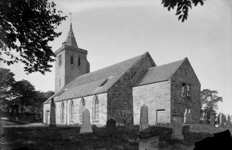 Crail, Parish Church.
View of Church and churchyard from east.
