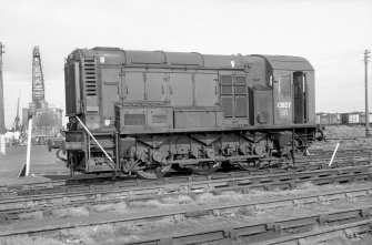 View looking NNW showing 350 hp diesel shunter