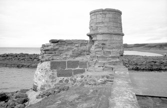 View from SSW showing SSW front of light-tower