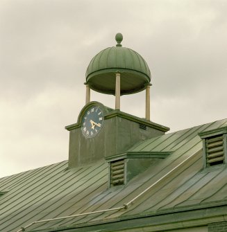 Detail of bellcote/ clock tower on top of former cooperage
Digital image of C 34593 CN