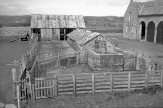 View of SE of sheep fold and covered dipping shed
Photographic print filed in MS/744/106
Digital image of D 4019/9