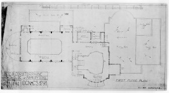 First floor plan.
Scanned image of E 26040 P.