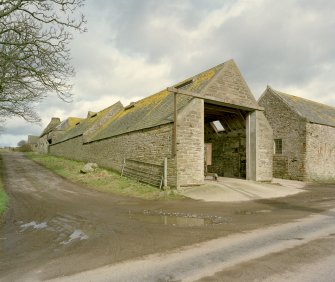 Oblique view of West range of steading from South West.
Digital image of D 23934 CN
