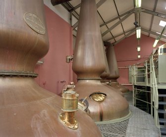 Jura Distillery
Interior view within still house showing the four steam-heated copper pot stills
Digital image of D 61234 CN