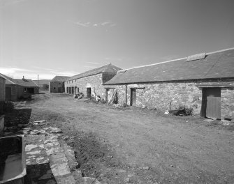 Kilchiaran Farm, Kilchiaran.
View of rectangular courtyard from South.
Digital image of AG 6428