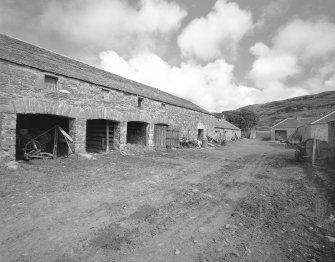 Kilchiaran Farm, Kilchiaran.
View of rectangular courtyard from the North.
Digital image of AG 6431