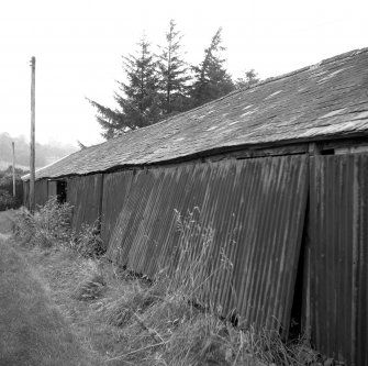 View looking N showing W side of W leg of drying shed
Digital image of B/9493/8