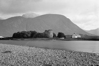Inverlochy Castle.
View of castle with Ben Nevis in background.