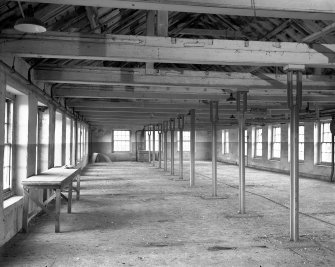 Interior, Stanley Mills.
View of fourth floor from South-West.