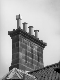 View showing farmhouse chimney
Digital image of B/45413