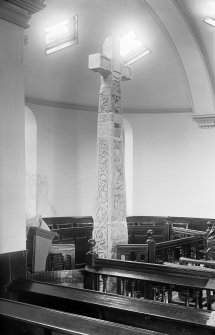 Ruthwell Cross.
View of cross, from south west.