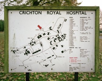 View of Crichton Royal Hospital directory sign
Digital image of C/17685/CN