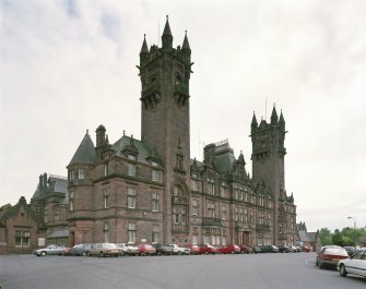 Glasgow, Gartloch Road, Gartloch Hospital.
View from North-West.
Digital image of C/16762/CN