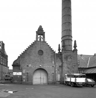 Glasgow, Gartloch Road, Gartloch Hospital.
Detail of boiler house.
Digital image of C/16773
