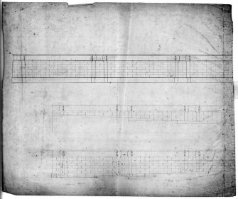 Photographic copy of elevation of terrace wall.
Digital image of LAD 18/107 P