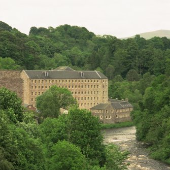 General view from NW of Mill No.1, in the context of the gorge