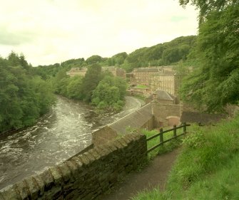 View from SSE overlooking Dye Works, with River Clyde beyond