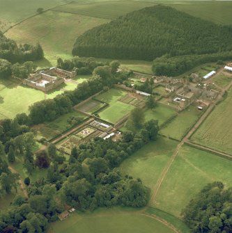 Oblique aerial view from South-West.