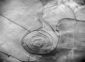 Scanned image of oblique aerial view.