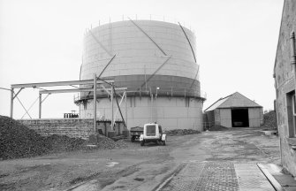 View from SSE showing gasholder