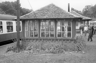 View from NNE showing NNE front of signal-box