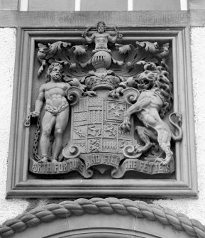 Blair Castle.
Exterior detail of armorial plaque in wall.
Digital image of PT 468.