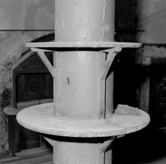 Interior.
Detail of shelves on column in kitchen.
Digital image of C 43661.