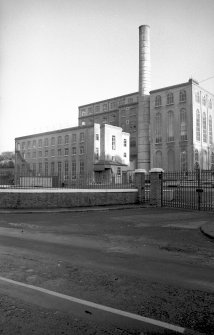 View from WNW showing NNW and part of WSW fronts of N block and engine house