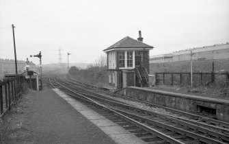 View from ESE showing ESE and SSW fronts of signal box