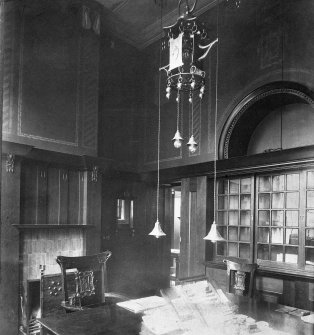 Digital image of 'Agent's Room, British Linen Coy. Bank, Hutchesontown Branch, Glasgow'.