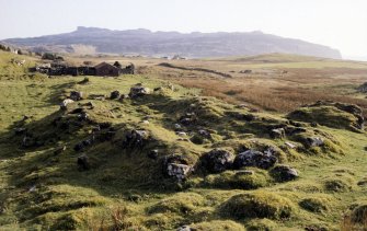 Eigg, Five Pennies, Township and Field System. View of building (EIGG01 305) from N.