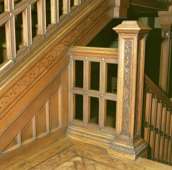 Interior.
Detail of staircase showing marquetry on ground floor.
Digital image of C 54106 CN.