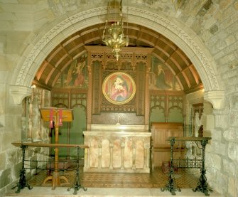 Interior.
General view of chancel in basement.
Digital image of C 54040 CN.