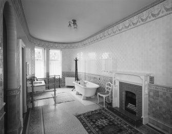Interior
View of Mrs Carnegie's bathroom on first floor
Digital image of SU/773