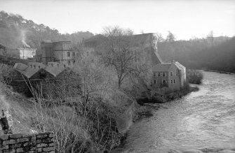 General view from NNW showing Mill no 1 with Water Houses to the right