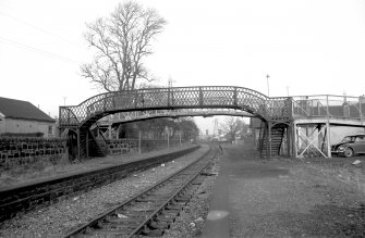 View from SW showing SW front of footbridge