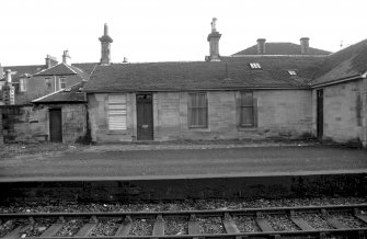 View from NW showing part of NW front of station offices
