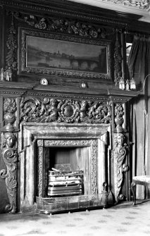 Interior.
View of the fireplace in the Tapestry Room.
Digital image of B 38800.