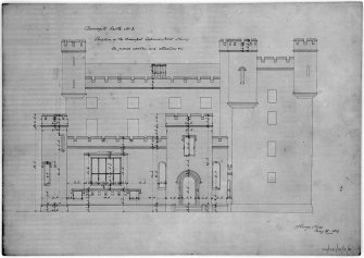 Principal floor plan.
Scanned image of E 12219 P.