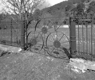 Detail of late Twentieth Century gate into former formal garden
Digital image of D/11020