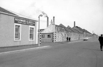 View from WNW showing Portland Road entrance to works