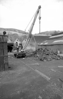 View from WSW showing hand-crane