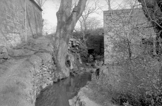 View from ESE showing mill lade