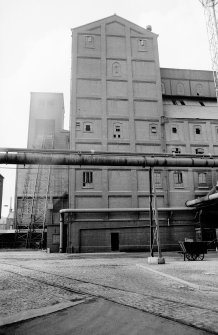 View from SSE showing SSE front of retort house