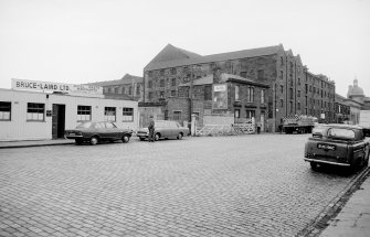 View from N showing NNE and WNW fronts