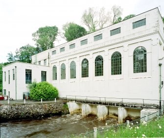 View of Stonebyres hydro-electric power station