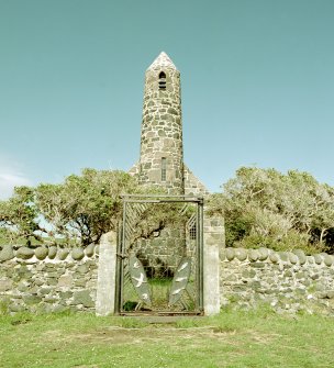 Canna, Church of Scotland. Church gate from W.
Digital image of C 45206 CN